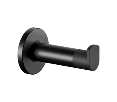 Крючок для полотенца с упором для двери Keuco PLAN 14911370000 Черный матовый 