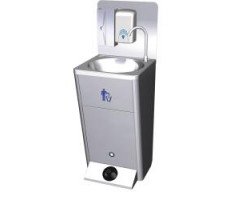 Умывальник с пьедесталом и педалью для включения подачи воды., шт NOFER 13044.MOV 