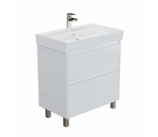 Тумба с раковиной Aquanet Nova Lite 2.0 75 напольная цв. белый глянец 00348195 Тумба с раковиной Aquanet Nova Lite 2.0 75 напольная цв. белый глянец 00348195