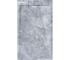 Поддон из искусственного камня ESBANO ESP-LM128VG мрамор серый 