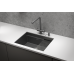 Кухонная мойка GRANULA KS-6045U, ГРАФИТ МАТОВЫЙ, стальная KITCHEN SPACE 