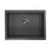 Кухонная мойка GRANULA KS-6045U, ГРАФИТ МАТОВЫЙ, стальная KITCHEN SPACE 