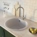 Мойкa MIXLINE ML-GM12 круглая  белая 331 480мм глуб. чаши 210 NEW 551837 белый 