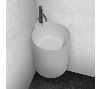 Раковина подвесная ABBER Stein AS2625 белая матовая Раковина подвесная ABBER Stein AS2625 белая матовая