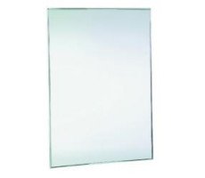 зеркало антивандальное 800х600 с рамкой из нержавеющей стали глянцевой NOFER 08052.B зеркало антивандальное 800х600 с рамкой из нержавеющей стали глянцевой NOFER 08052.B