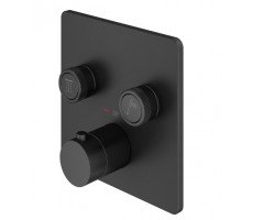 Внешняя часть встраиваемого смесителя для душа на 2 выхода Plumberia Selection PSBOX PSB2902NO 