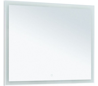 Зеркало Aquanet Гласс 100 белый LED Зеркало Aquanet Гласс 100 белый LED