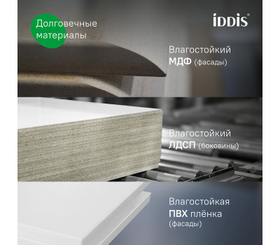 Тумба с умывальником, подвесная, 80 см, белый, Zodiac X, IDDIS, ZDX80W0i95K подходит умыв. 4078000i28 