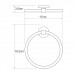 Держатель полотенец WasserKRAFT Rhein K-6200 6260 Хром 