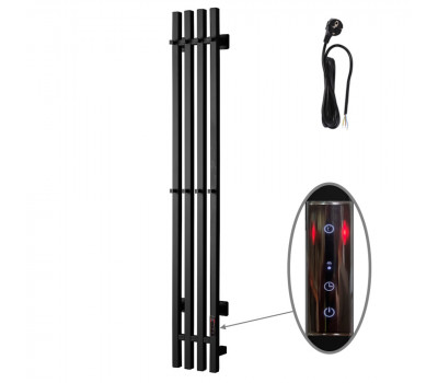 Полотенцесушитель Тругор Пэк сп Вектор кв 4 120*15 черный ВГП - сенсор черный Полотенцесушитель Тругор Пэк сп Вектор кв 4 120*15 черный ВГП - сенсор черный