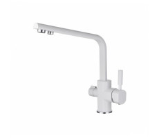 Смеситель для кухонной мойки  KAISER Decor 40144-10 белый 