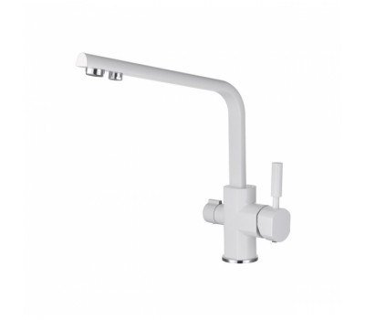 Смеситель для кухонной мойки  KAISER Decor 40144-10 белый 