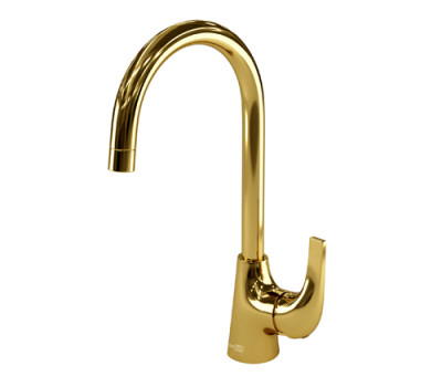 Смеситель для кухни WasserKRAFT Sauer 7100 7107 золото 