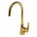 Смеситель для кухни WasserKRAFT Sauer 7100 7107 золото 