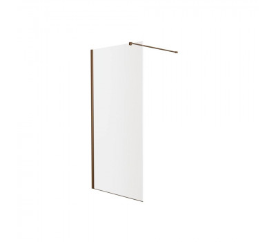 Душевая перегородка Knotlor WI100CG0RB 100х200 бронза  