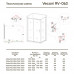 Душевой угол Veconi Rovigo RV-063, 1600x900x1900 хром, стекло прозрачное RV063-16090PR-01-19C3 