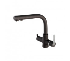 Смеситель для кухни PAINI Arena на 3 воды, черный (YO) 92446433VE7B90DALMKM 
