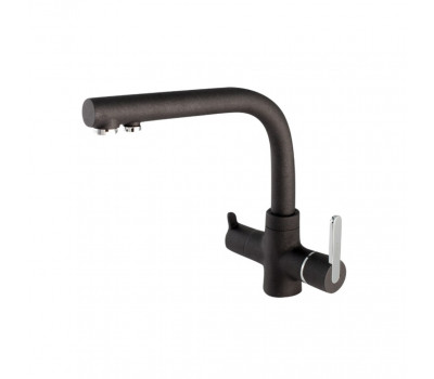 Смеситель для кухни PAINI Arena на 3 воды, черный (YO) 92446433VE7B90DALMKM 