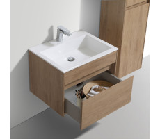 База под раковину Vincea Chiara 600 подвесная, 1 выкатной ящик soft-close, N.Oak База под раковину Vincea Chiara 600 подвесная, 1 выкатной ящик soft-close, N.Oak