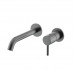Смеситель для раковины встраиваемы NEMO Round NM-2313BGM  Gun metal 