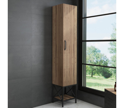 Шкаф-колонна Comforty Бредфорд-40 дуб темный 