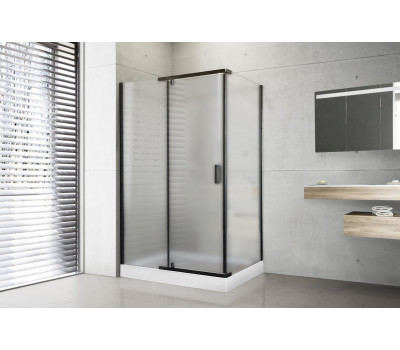 Душевой угол с поддоном Royal Bath  RB  HPV-C-BL 120х90х213 (матовое) черный 