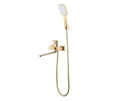 Смеситель для ванны Prohanss P60.22.03, золотой сатин Смеситель для ванны Prohanss P60.22.03, золотой сатин