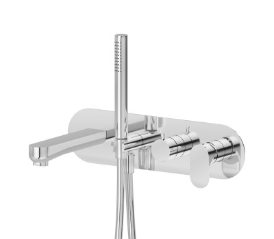 Смеситель для ванны Newform Linfa II 69472E.21.018 Хром 