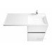 Тумба под раковину 120см Aquaton Лондри 600 белый 1A235901LH010 