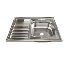 Мойка из нержавеющей стали MIXLINE ML 60x80 527971 хром 