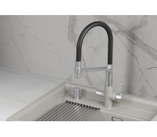 Смеситель для кухни GRANULA 5083, БАЗАЛЬТ 