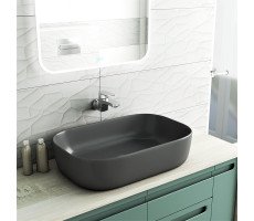 Раковина Teymi Solli 60 artceramic, накладная, темно-серый матовый T50202MDG 