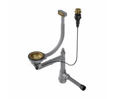 Слив-перелив OMOIKIRI WK-1-AB-A, для одночашевых моек, цвет-латунь 4956471 Слив-перелив OMOIKIRI WK-1-AB-A, для одночашевых моек, цвет-латунь 4956471