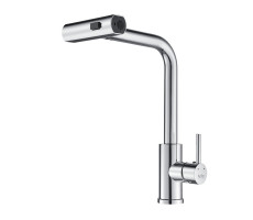 Смеситель для кухни с мультифункциональным изливом Raffine F203, хром