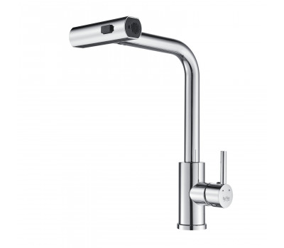 Смеситель для кухни с мультифункциональным изливом Raffine F203, хром