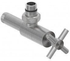 Вентиль Сунержа G 1/2" НР х G 1/2" НР угловой крест цвет-сатин 071-1408-1212 