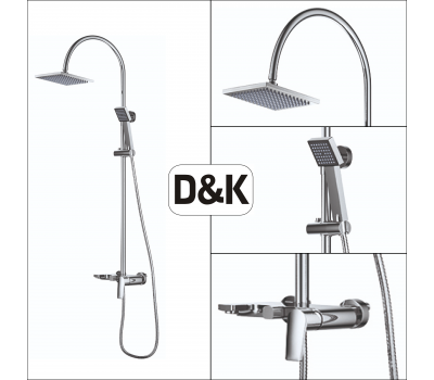 Душевая система DK Rhein Lessing DA1323701C05 хром 