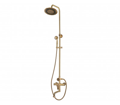 Комплект одноручковый для ванны и душа Bronze de LuxeWINDSOR 10120PF/1 бронза 