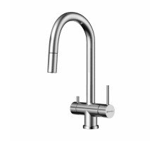 Смеситель для кухни OMOIKIRI Akita-S, цвет-нержавеющая сталь 4994302 