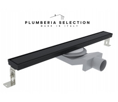 Душевой трап PLUMBERIA SELECTION PSL LINEAR PSL120NO, черный матовый 