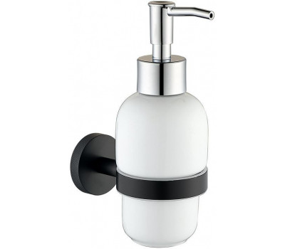 Дозатор для жидкого мыла Allen Brau Priority 6.31006-31 белый/черный матовый 