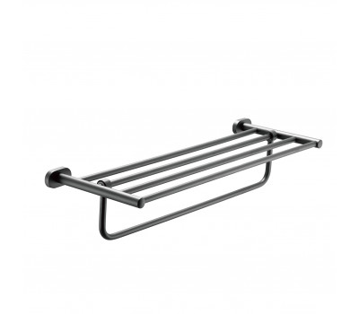 Полка для полотенец Shevanik SG5108T, оружейная сталь
