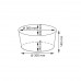 Корзина WasserKRAFT Rossel WB-280 WB-280-S белый матовый 