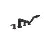 Смеситель для ванны Hansgrohe Talis E 71748670 черный матовый  Смеситель для ванны Hansgrohe Talis E 71748670 черный матовый