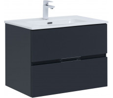 Тумба с раковиной Aquanet Алвита new 70 2 ящ. цв.антрацит 00306153 Тумба с раковиной Aquanet Алвита new 70 2 ящ. цв.антрацит 00306153