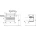 Тумба с раковиной Aquanet Алвита new 70 2 ящ. цв.антрацит 00306153 Тумба с раковиной Aquanet Алвита new 70 2 ящ. цв.антрацит 00306153