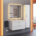 Тумба с раковиной для ванной подвесная Uperwood Modul 77х45х57 см, белая матовая 393020550 Тумба с раковиной для ванной подвесная Uperwood Modul 77х45х57 см, белая матовая 393020550