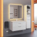 Тумба с раковиной для ванной подвесная Uperwood Modul 77х45х57 см, белая матовая 393020550 Тумба с раковиной для ванной подвесная Uperwood Modul 77х45х57 см, белая матовая 393020550