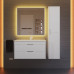 Тумба с раковиной для ванной подвесная Uperwood Modul 77х45х57 см, белая матовая 393020550 Тумба с раковиной для ванной подвесная Uperwood Modul 77х45х57 см, белая матовая 393020550