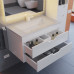 Тумба с раковиной для ванной подвесная Uperwood Modul 77х45х57 см, белая матовая 393020550 Тумба с раковиной для ванной подвесная Uperwood Modul 77х45х57 см, белая матовая 393020550